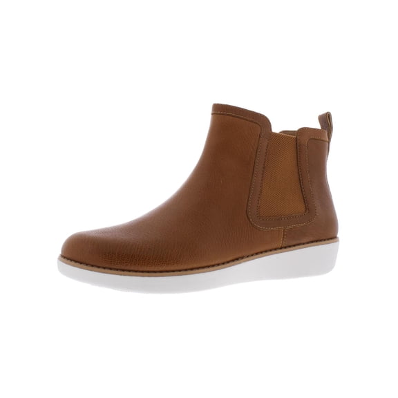 FitFlop Women's Chelsea Boots, Supercomff Ankle, Tumbled Tan