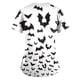 thumbnail image 3 of Womens Tops Stretchy Fashion Halloween Printed Work With Pocket T-Shirt Short Sleeve Top, 3 of 3