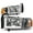 Chrome/Amber, variant on Nuvision for 94-02 Dodge Ram 1500 2500 3500 Dual L-LED DRL Headlight Lamps Black/Amber