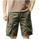 thumbnail image 2 of pstuiky Abreviatura para hombres, Pantalones cortos casuales de color sólido con cordón y cintura elástica para hombre, transpirables y con bolsillo Pantalones cortos de golf, 2 of 9