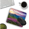 thumbnail image 4 of Nature Purple Flowers Meadow Mountain Mouse Pad Computer Desk Accessory with NonSlip Rubber Base, Perfect for Laptop Users, Adds a Touch of Serenity to Your Workspace, 9.5x7.9 Inch, 4 of 6