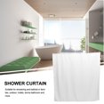 thumbnail image 6 of SEWCHICS Thickened White Shower Curtain Water Resistant Washable Bathroom Curtain 1 Set, 6 of 8
