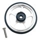 thumbnail image 4 of 2pcs / Pack Bicicleta Plegable Ruedas es Deluxe Reajuste para Empuje de Bicicleta - Plata Sunnimix Bicicleta Plegable Easy Wheels, 4 of 8