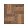 Mosaico Clasico 12x12 2.0mm Self Adhesive Vinyl Floor Tile - Walnut Parquet - 9 Tiles/9 sq. ft.