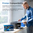 thumbnail image 2 of czcpp-1 Pack Cartouche de Toner Noir Haute Capacité pour Imprimantes HP Color LaserJet Pro MFP M277n, M277dw, M277c6, M252dw, M252n, M277, M252 Series (2800 Pages, Compatible avec HP 201X, 201A, CF400X), 2 of 4