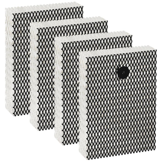 HWF100 Humidifier Wick Filter Replacement Type E, Compatible with Holmes HWF100 HWF100-UC3, Bionaire BWF100, Sunbeam SF235 Series Humidifier 4 Pack