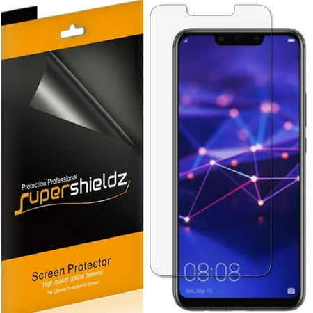 [6-Pack] Supershieldz for Huawei Mate 20 Lite Screen Protector, Anti-Bubble High Definition (HD) Clear Shield