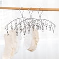thumbnail image 5 of Multi-Functional Stainless Steel Clothes Rack Clothes Rack Household Windproof Underwear Sock Rack Clothes Rack, 5 of 5