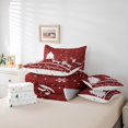 thumbnail image 6 of Homewish Dreamy Moose Reindeer Twin Bedding Sets 7-Piece for Kid, Magic Christmas Tree Bedding Comforter Set, Happy New Year Reversible Sheet Sets, Breathable Home Decor, 6 of 8