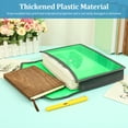 thumbnail image 5 of 6 Pack Plastic Expanding File Folder with Snap Closure, A4 Size Accordion File Pouch, Waterproof Clear Document Envelopes for School Subjects File Organizer, 5 of 11