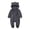 Dark Gray, variant on Baby Girl Winter Clothes Baby Short Sleeve Footless Romper Rayon of Bamboo Zipper One Piece Pajamas Jumpsuits for Boys Girls Red,3-6 Months