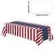 thumbnail image 3 of Mantel, funda de mesa, patrón de bandera patriótica, poliéster impermeable rectangular 55 x 78,7 pulgadas, decoración reutilizable para picnic del Día de la Independencia, 3 of 6