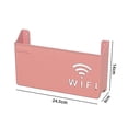 thumbnail image 4 of Wireless Wifi Router Shelf Storage Box, Wall Hanging Abs Plastic Organizer Box, Cable Power Bracket Organizer Box, 4 of 4