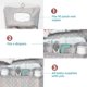 thumbnail image 3 of Organizador de bolsas de pañales para bebés HAMUR HOME Compact Plegable, 3 of 8