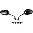 thumbnail image 3 of Krator Universal Black Motorcycle Mirrors Compatible with Yamaha Road Star Silverado XV Midnight, 3 of 4