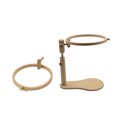 thumbnail image 4 of OULII Embroidery Frames Hand Work Round Frame Synthetic Material 1 Set for Family Use, 4 of 8