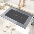 thumbnail image 5 of 1* Floor Mat Bath Mat Rubber Bath Mats Quick Drying Non Slip Bathroom Mat Super Absorbent Bath Mat Instant Dry Bathroom Rug in Front of the Kitchen Sink Shower Room Bathtub Square Carpet, 5 of 6