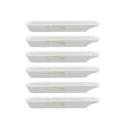 22ml 77x13x9.5mm 45% Alumina Crucible Boat Sample Holder Furnaces 6 Pack