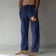 thumbnail image 1 of Pantalones largos para hombre, moda, estampados, casuales, cintura elástica con bolsillo, pantalones deportivos, pantalones de poliéster para hombre., 1 of 4