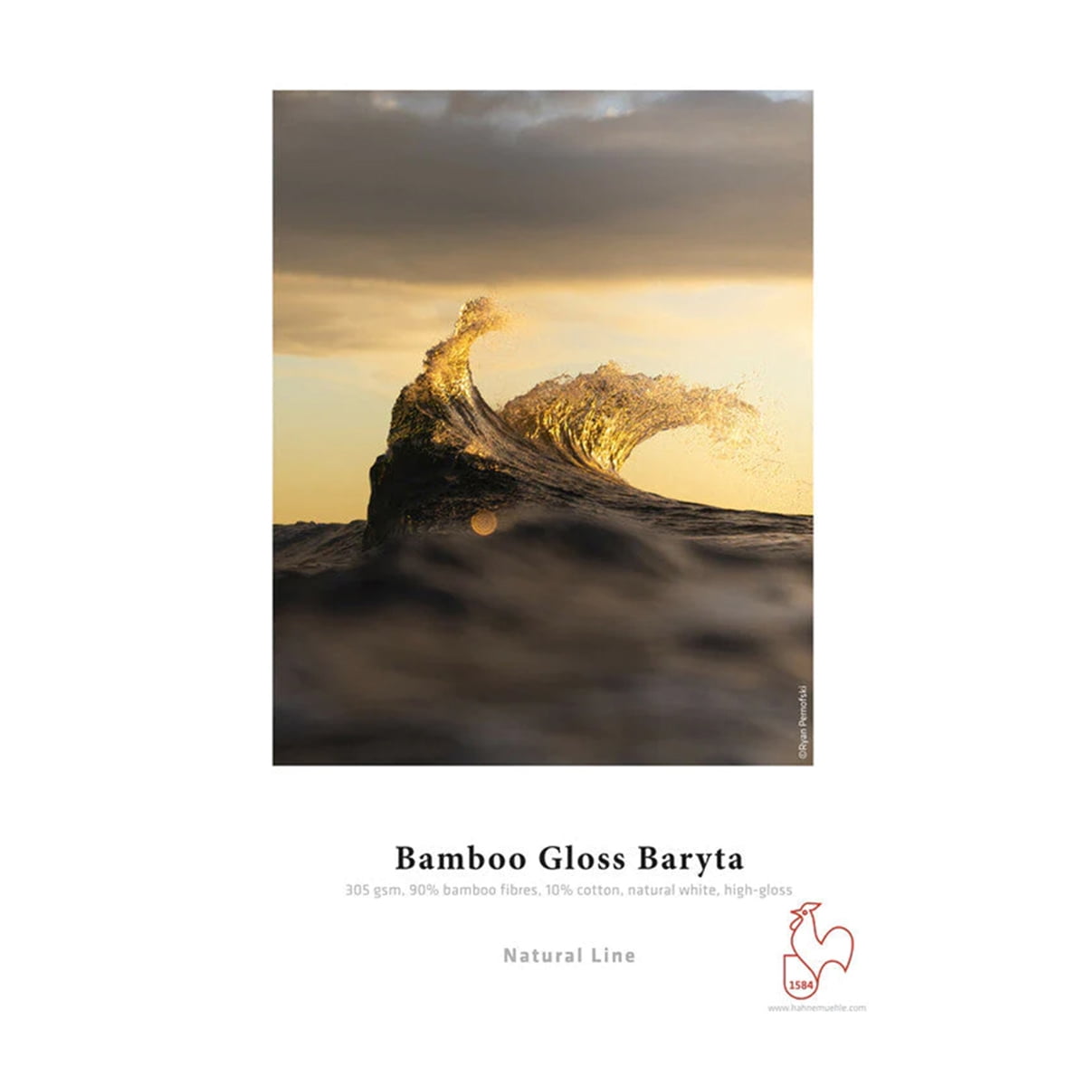 Hahnemuhle Bamboo Gloss Baryta Box, 13" x 19", 25 sheets