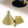 thumbnail image 2 of 2 piezas de brocas de biselado de diamante M10, broca cónica de diamante para baldosas de granito, 2 of 7