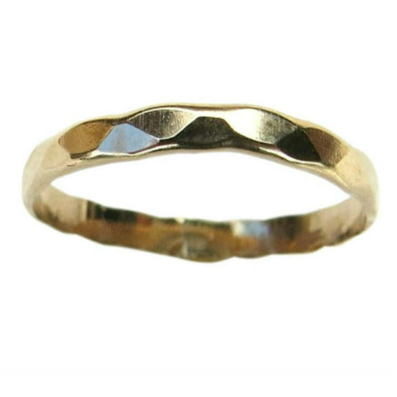 Gold Toe Rings | 14k Gold Filled Faceted Midi Toe Ring