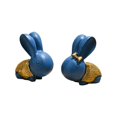 thumbnail image 2 of Adorno de conejo perfecl 2 piezas estatua de Resina Azul, 2 of 8