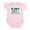 Petal Pink, variant on CafePress - Organic Baby Body Suit - Baby Light Bodysuit, Size Newborn - 24 Months