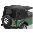 thumbnail image 2 of Bestop Tinted Window Set for Jeep Wrangler YJ, Black Denim, Fits 1989-1995 Models, 2 of 2