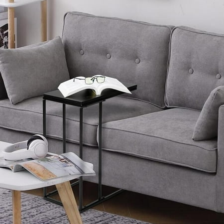 Artisasset C Shaped Snack Side Table End Table For Sofa Couch And Bed Walmart Canada