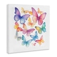 thumbnail image 2 of Stupell Industries Bohemian Rainbow Butterflies Rabble Canvas Art, 17 x 17, by Creative Studio, 2 of 8