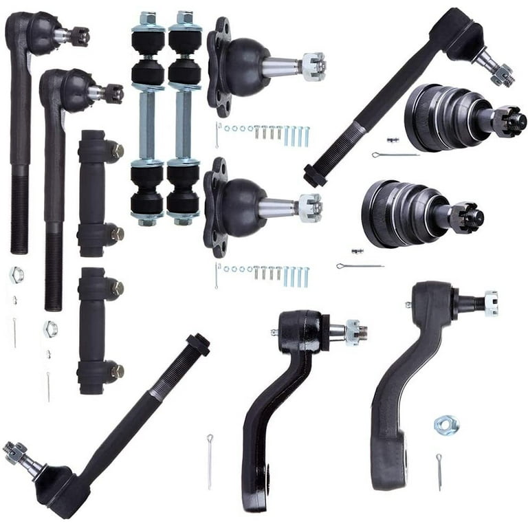 CCIYU Front Sway Bar Links Outer Inner Tie Rod Ball Joints Idler