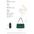 thumbnail image 5 of QSGFC, zapatos y Bolsa verdes de diseño italiano para fiesta de tacón nigeriano para mujer, conjunto decorado con bolso de diamantes de imitación para fiesta de boda, 5 of 5
