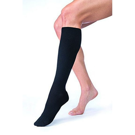 FarrowHybrid ADI ADII Liner/Sock, Foot Compression, BSN Jobst FarrowMed (Class1-Wide/Med, Black)