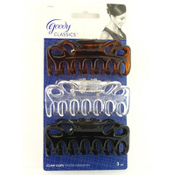 Goody Goody Classics Crown Claw Hair Clips 3 Pcs.