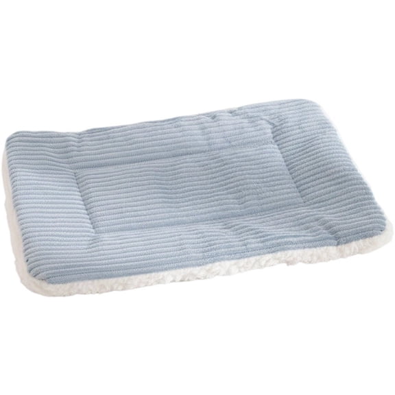 Small Animal Plush Bed, Fluffy Warm Guinea Pig Blanket Bed Mat Sleep Pad Guinea Pig Hamster Rabbit Bed Pad for Chinchilla Squirrel Hedgehog（Blue）