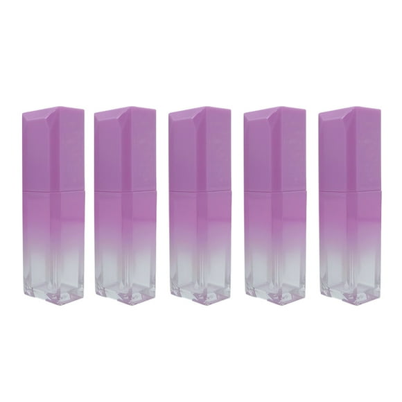 Tubo hueco de esmalte de labios de color degradado de 5 ml.