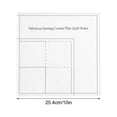 thumbnail image 3 of Ganfancp 2023 Esquina de Costura Juego Quilt Ruler,Corner Cutter Ruler, Quilting Sewing Template Patchwork Tool Transparent Plastic Templates Ruler Acrylic Sewing Patchwork Artículos En Liquidación 1, 3 of 7