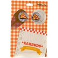 thumbnail image 3 of Gabba Goods Écouteurs Pizza avec Microphone, Orange, 6 x 4 x 1 Pouces, 3 of 5