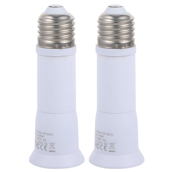 HBMYN 2pcs Bulb Socket Extender Telescopic Light Bulb Extension Socket