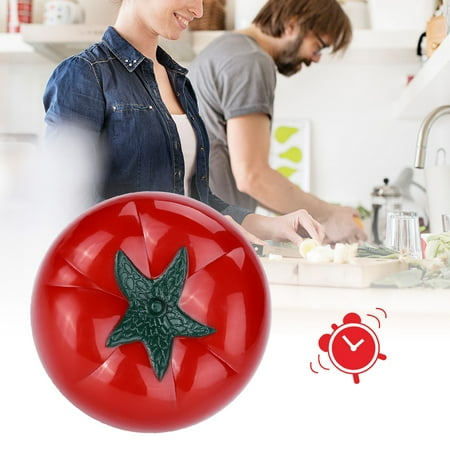yosoo tomato shaped mechanical 60 minutes countdown timer kitchen