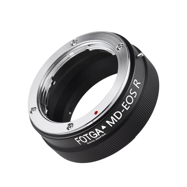 o adaptador de lente Aleación de aluminio con anillo de montaje de lente manual FOTGA para lente de montaje MC de Minolta a Lente de montaje EOS de canon R/RP/Ra/R5/R6/R7/R10 sin espejo de montaje RF Fotga Anillo adaptador de lente