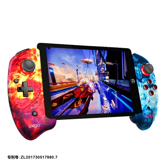 Red Bat Upgraded Direct-Connect Stretch Bluetooth Game Controller - Plug-and-Play for Android/iOS Phones, Anti-Slip Mobile Gaming Pad for Battle Royale & MOBA Games
