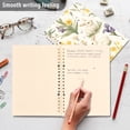 thumbnail image 4 of FORMRS 1-Subject Spiral Notebook 8" x 5" College Ruled 60 Refillable Sheet A5 Hard Cover, 2 Pack, Floral Rabbit, 4 of 7