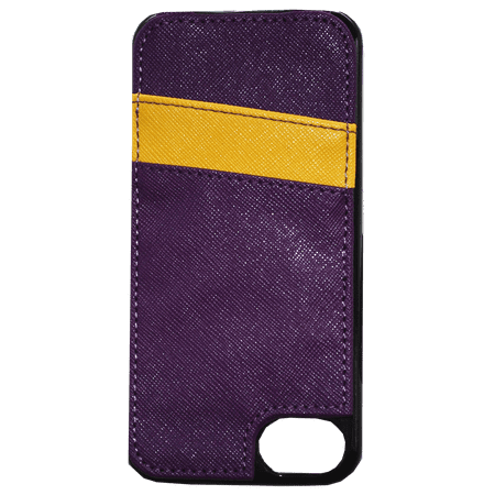 K. Carroll Vegan Leather Cell Phone Crossbody Wristlet Case Wallet Purse Team Color Purple ...