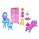 thumbnail image 1 of Juego de vestidor de muebles de casa de muñecas muy y resistente, para muñecas de 11,5 pulgadas y Decoración de casa de muñecas de Sunnimix casa de muñecas, 1 of 8