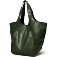 thumbnail image 1 of Bolso de mano retro de nicho simple grande de cuero suave de gran capacidad bolso de mano portátil para mujer, 1 of 6