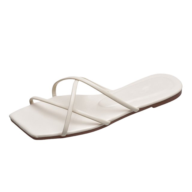 DAFEI Sandales pour Femmes Sandales d'Été Pantoufles d'Intérieur à la Maison Pantoufles Simples pour Dames Chaussures Décontractées Sandales pour Femmes