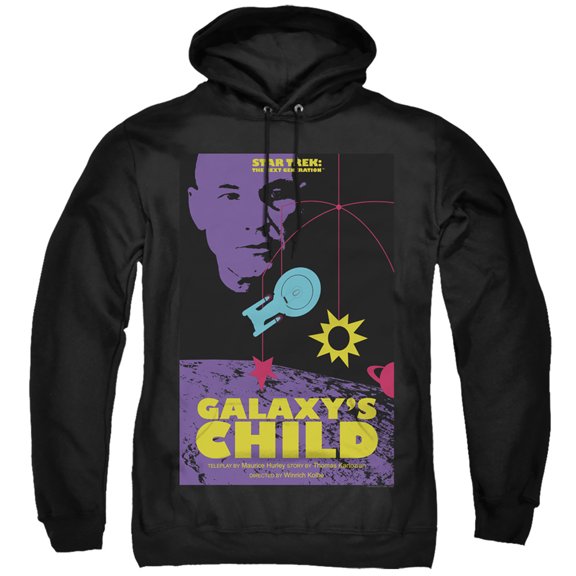 Star Trek Tng Season 4 Episode 16 Adult Pullover Hoodie Sweatshirt Black