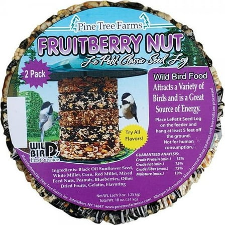 Pine Tree Farms PTF8033 Le Petit Fruit Berry Nut Classic Seed Log